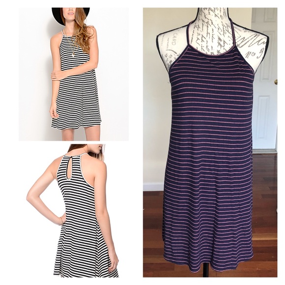 love, Fire Dresses & Skirts - 🔵6/$25 Love Fire Wyatt Stripe Boho Tank Dress